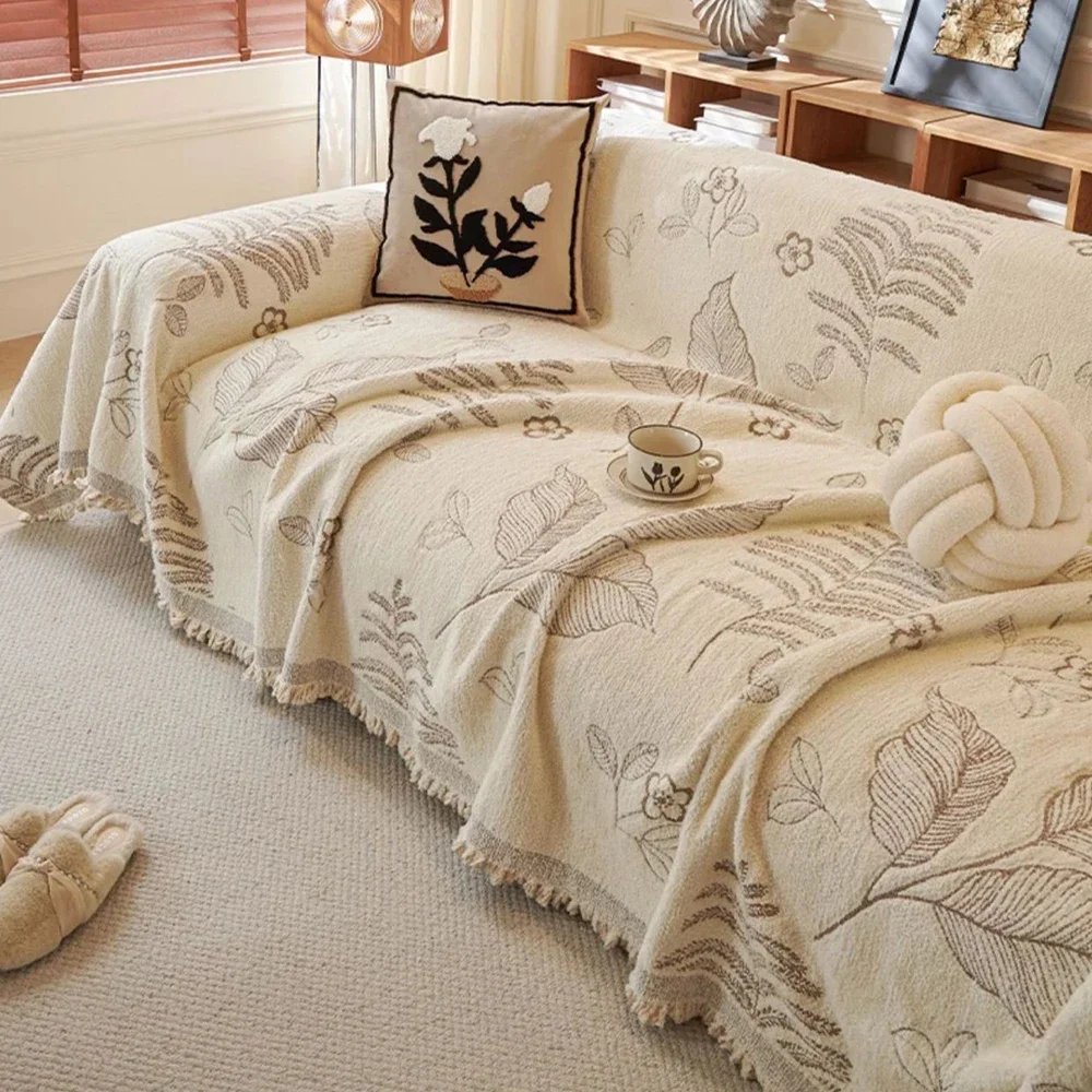 Autumn and Winter Thickened Sofa Cover Warmth One-Piece Full-Bag Universal Sofa Covers Multifunctional Decorative Blankets