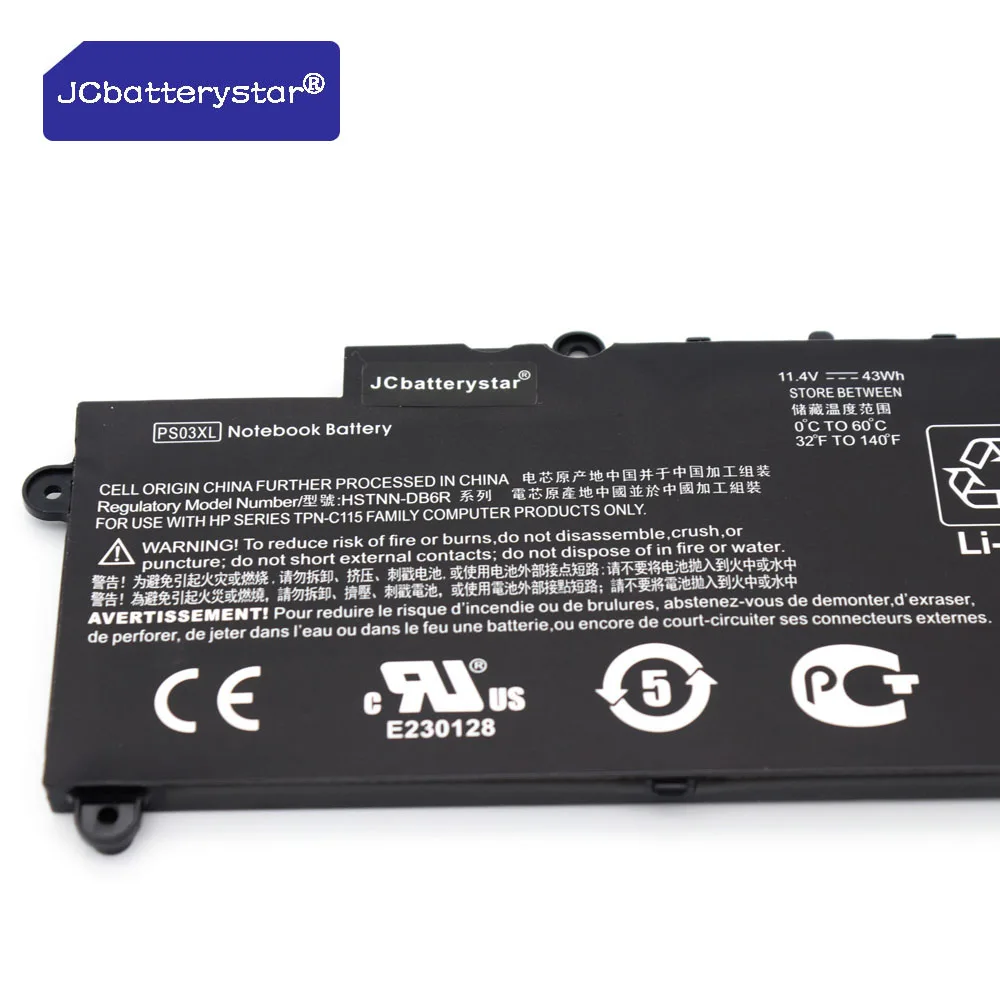 Imagem -02 - Bateria para hp Stream X360 Db6r 11-p015wm Hstnn-db6r 787520005 Ps03 Original Novo Ps03xl