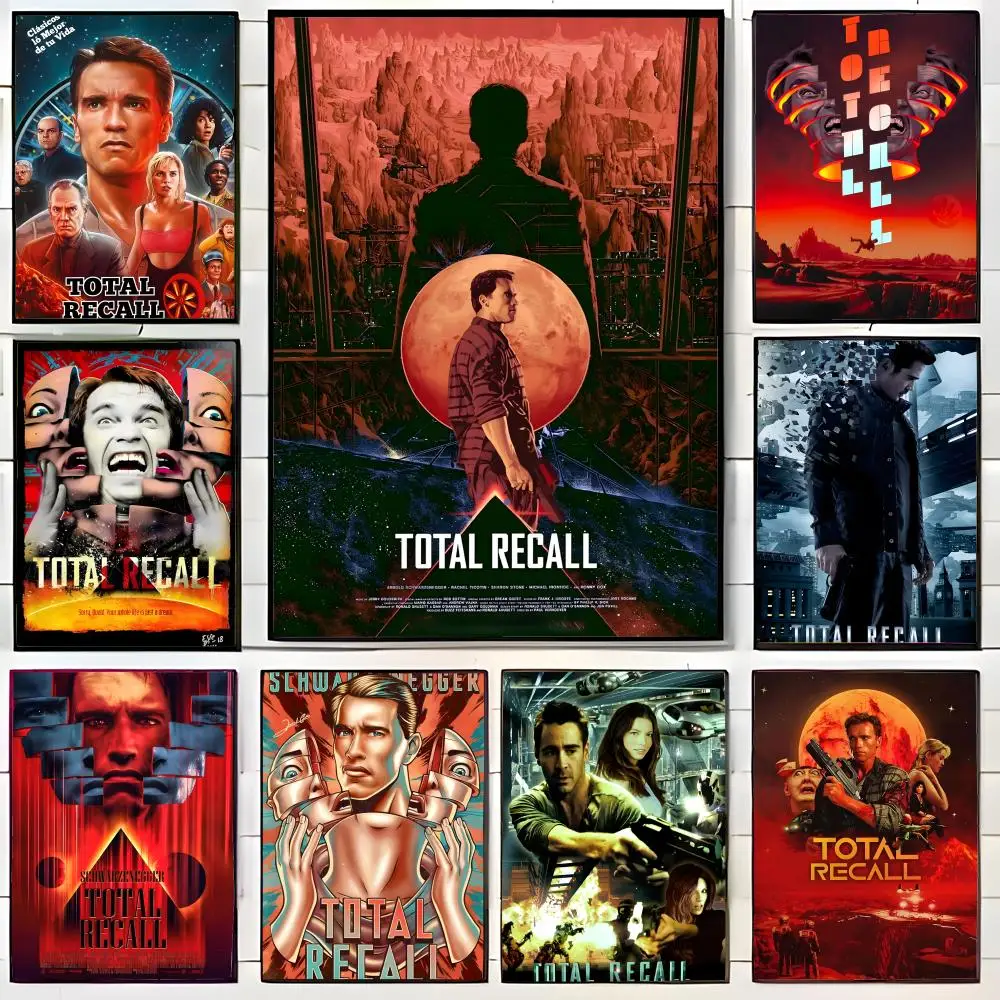 Affiche de film T-Total Recall, impression d'art mural, affiche décorative, décoration murale, décoration de la maison, cadeau, sans cadre