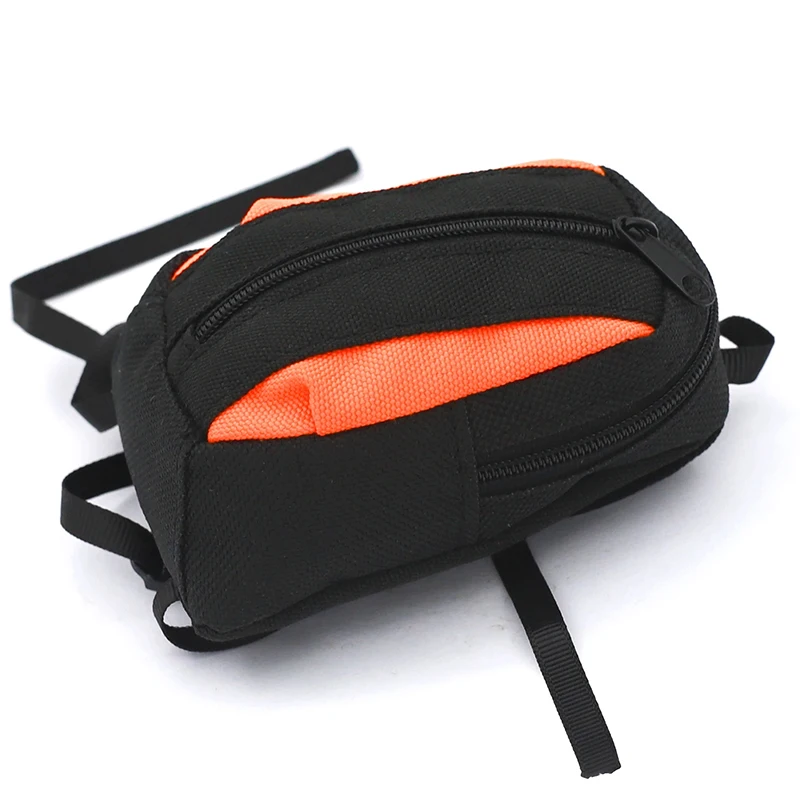1 pçs simulação mochila saco de armazenamento saco de bagagem bolsa decoração para losi 1/4 promoto-mx motocicleta atualização peças acessórios