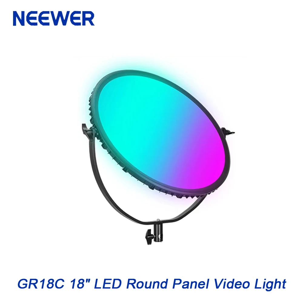 

NEEWER GR18C 18" LED Round Panel Video Light RGB 2500-8500K Fill Light for Live Streaming Photo Studio Panel Lighting