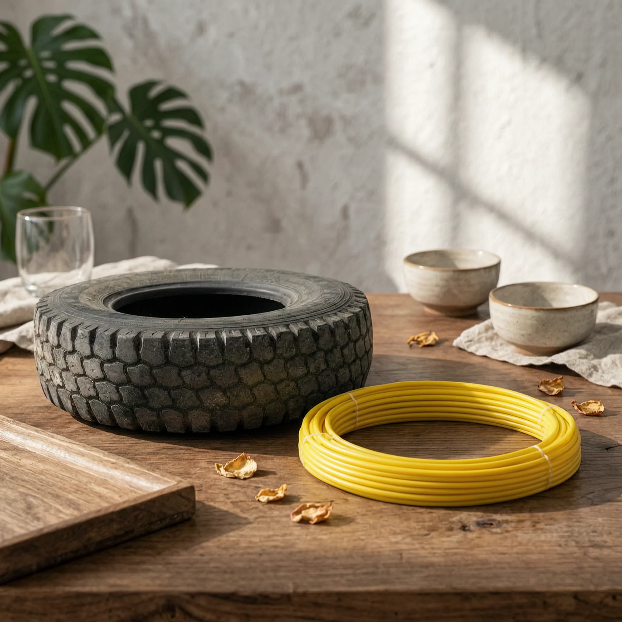 Cable Threading Rod 7mm Flexible Rod with Metal Connector Wire Threading Tool Yellow Electrical Cable Puller Tape Strong