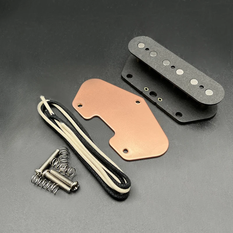 Alnico 5 TL Bridge Pickup Kits- Fiber Bobbin/Alnico V Pole Piece/Waxed Cloth Cable Pickup DIY Kits for TL Guitar