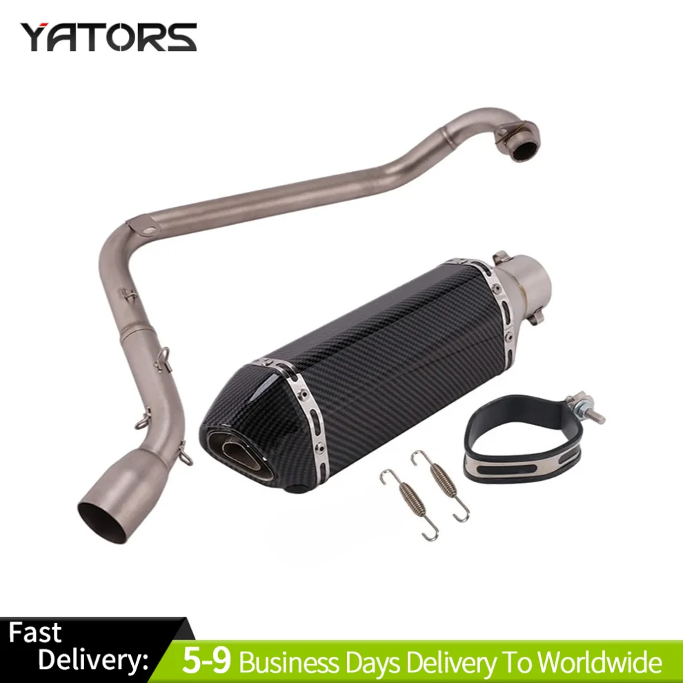 Motorcycle Exhaust Low Mount Header Muffler Pipe For Honda Grom MSX125 2013-2023 Exhaust Systems Exhausts Pipes