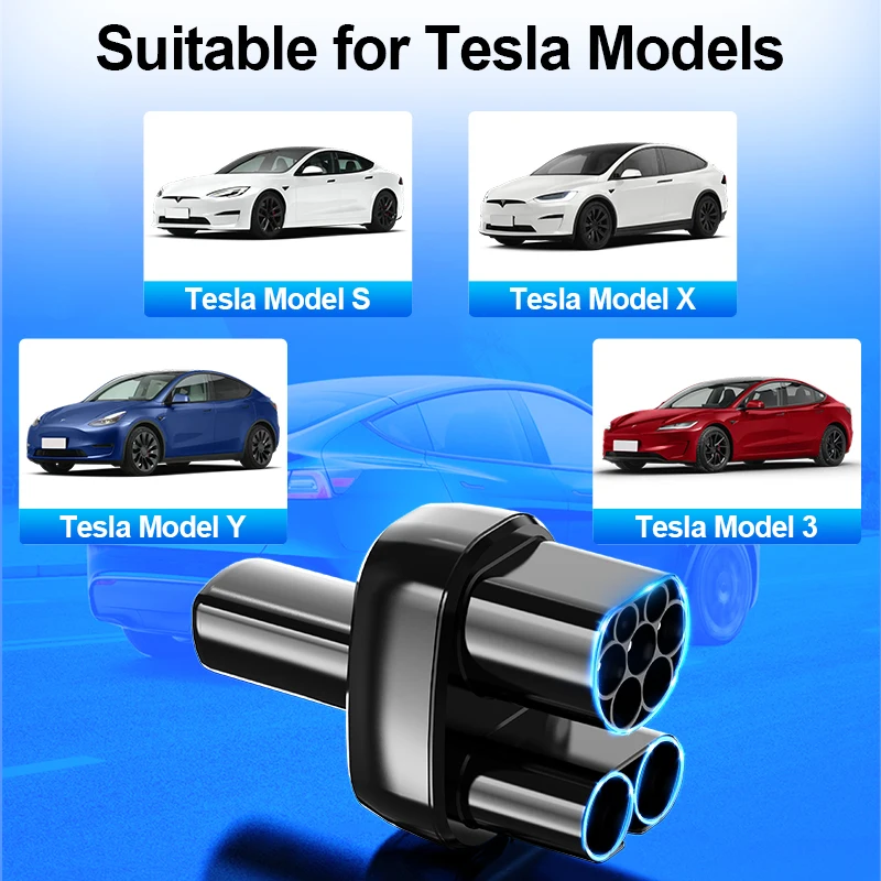 CCS2 إلى NACS EV مهايئ شاحن التيار المتناوب 32A تيار مستمر 400A CCS2 إلى تسلا شحن السيارات 500 فولت-1000 فولت تيار مستمر 110 فولت-250 فولت محول التيار المتردد لنموذج Y/S/3/X
