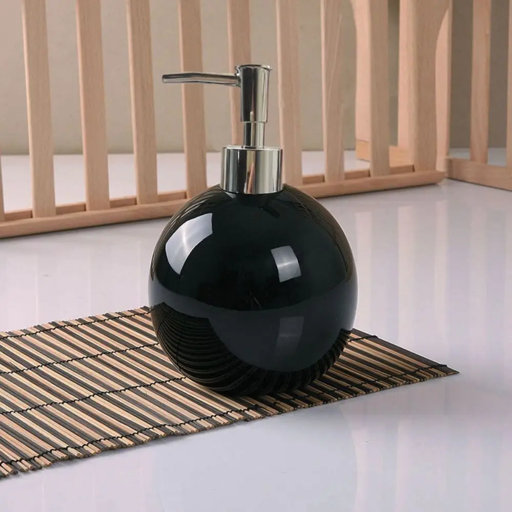 

Portable Ceramic Hand Soap Bottle Press Type Reusable Liquid Soap Container Empty Refillable Hand Sanitizer Dispenser Home