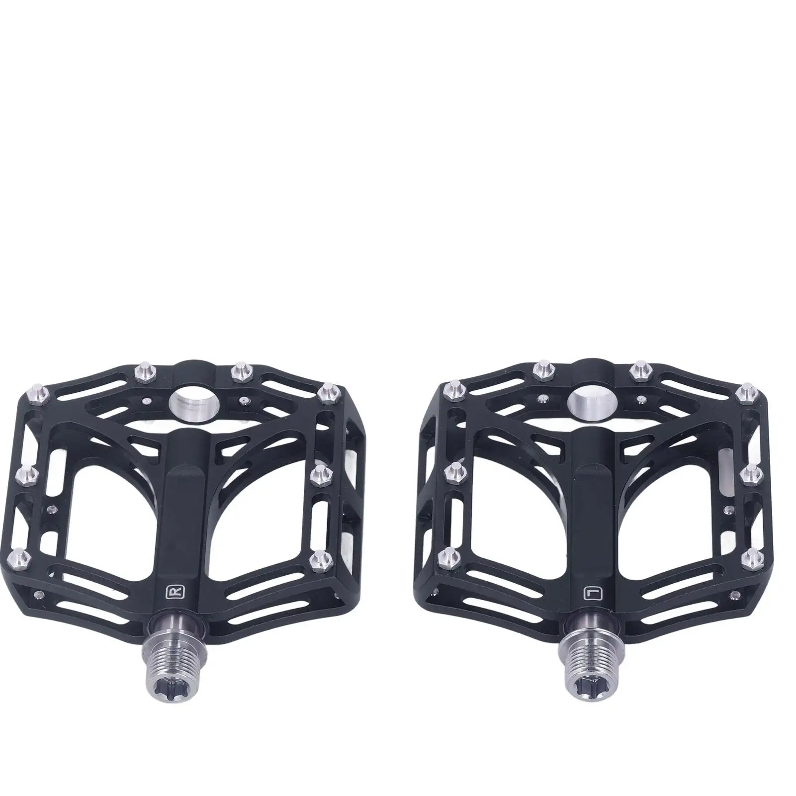 Lightweight Universal Metal Bike Pedals - Waterproof, Slip-Resistant for road & for mtb Bicycles - 1 Pair