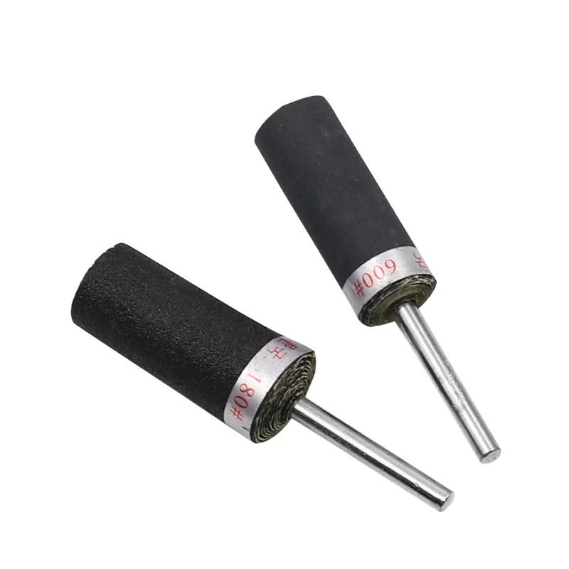 Asta abrasiva per carta vetrata per lucidatura di gioielli accessorio per utensili rotanti elettrici con gambo da 3MM