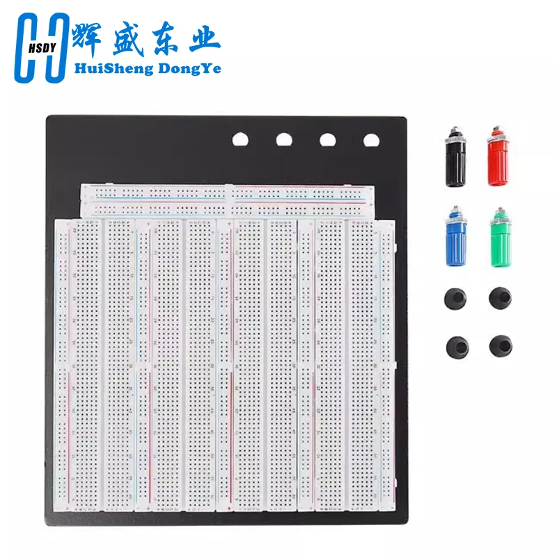 Imagem -04 - Solderless Solderless Circuit Test Board Quatro Placas Combinadas Zy208 Mb102 3220 Furos