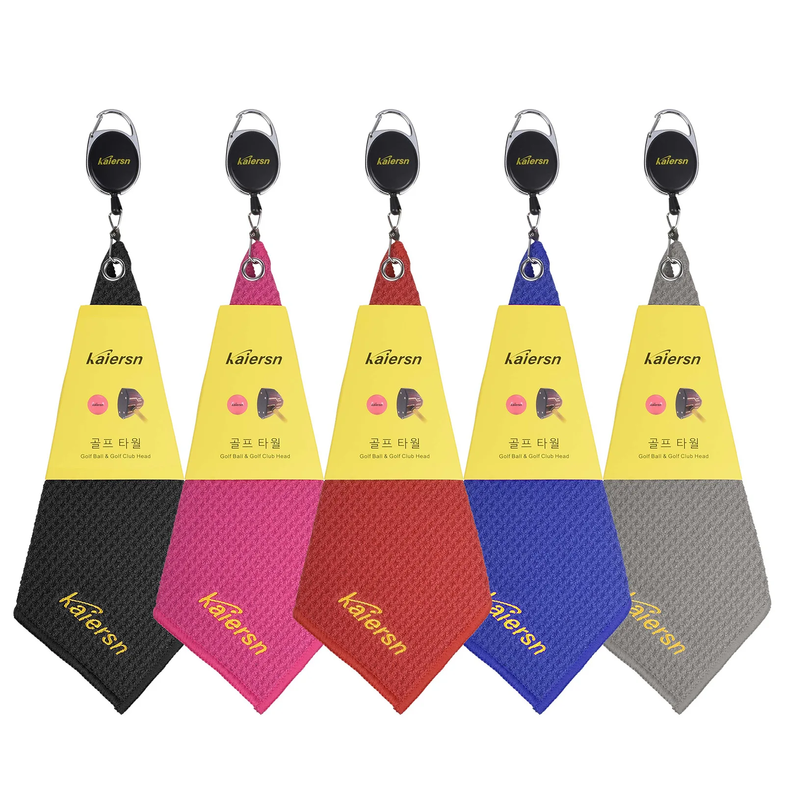 منشفة بارك جولف مقاس 20 × 20 سم محمولة ممتازة للنادي والكرة، منشفة جولف مربعة الشكل #1