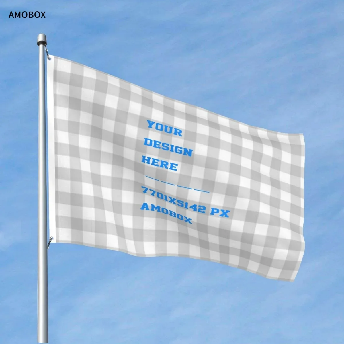 AMOBOX-Custom Single-Layer Double-sided Flag Display, Make Your Own Flag, 4x6FT