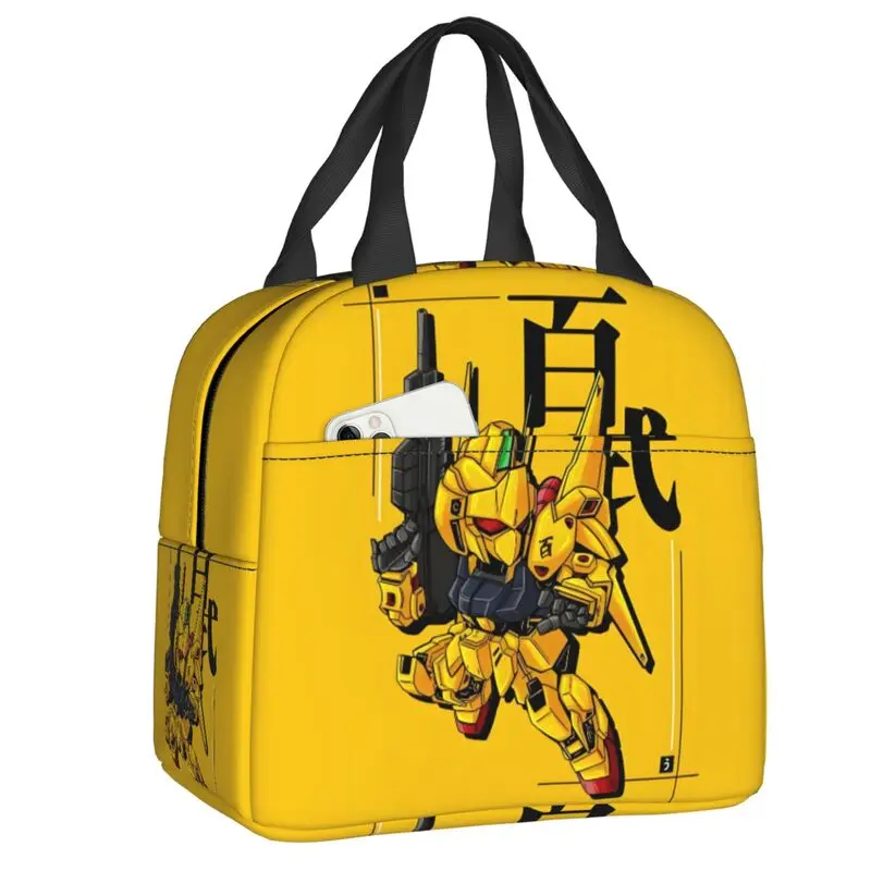 

Custom Mobiles Suit Comic Thermal Insulated Lunch Bags Women Resuable Lunch Container for Outdoor Picnic Multifunction Food Box