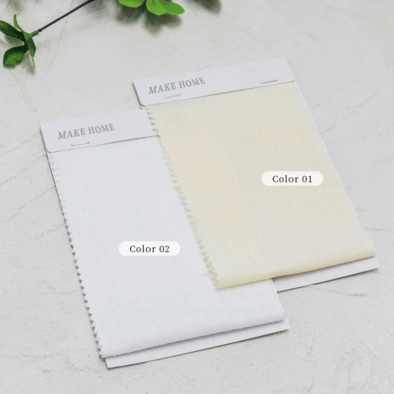Custom Size UV Reflection Sheer Curtains for Living Room 100% Privacy White Beige Color Bedroom Window Tulle Curtain Fabric