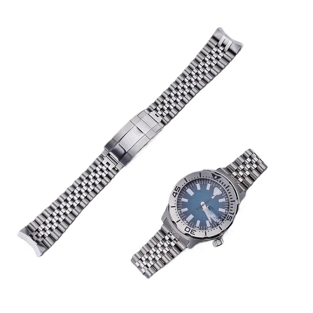 

Ремешок Rolamy 20 мм с цельными звеньями для Seiko Prospex Save The Ocean Special Edition Monster Penguin SRPH75/SBDY115