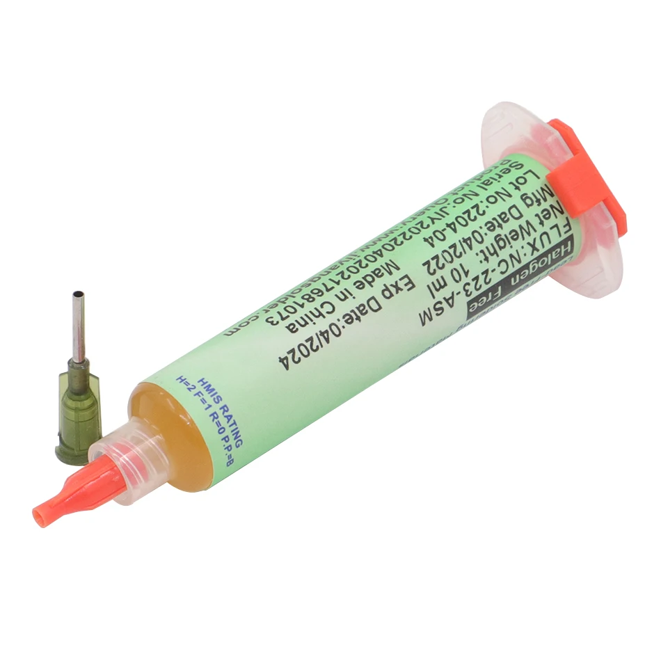 Amtech NC-223-ASM 10cc soldering paste, high quality chip maintenance flux, PCB/SMD maintenance-free rosin paste