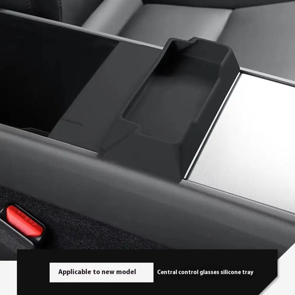 

for Tesla Model Y Juniper 2025 Central Control Armrest Box Glasses Pocket Car Storage Box Case Glasses Holder Car Accessor R2E0