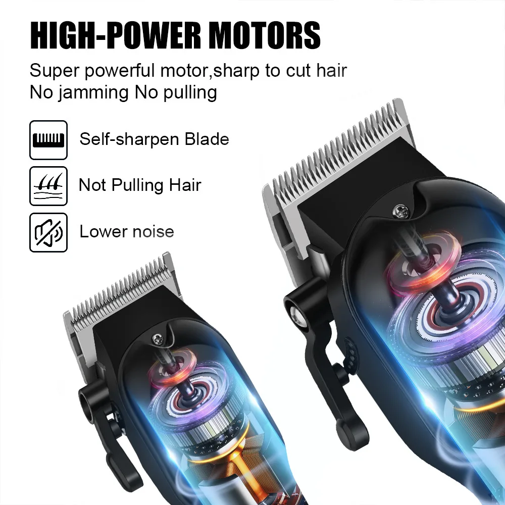 HIENA New Hair Clipper Set Professional Oil Head Carving Hair Clipper For Men Barber Salon Hairdressing Cutting Machine Trimmers