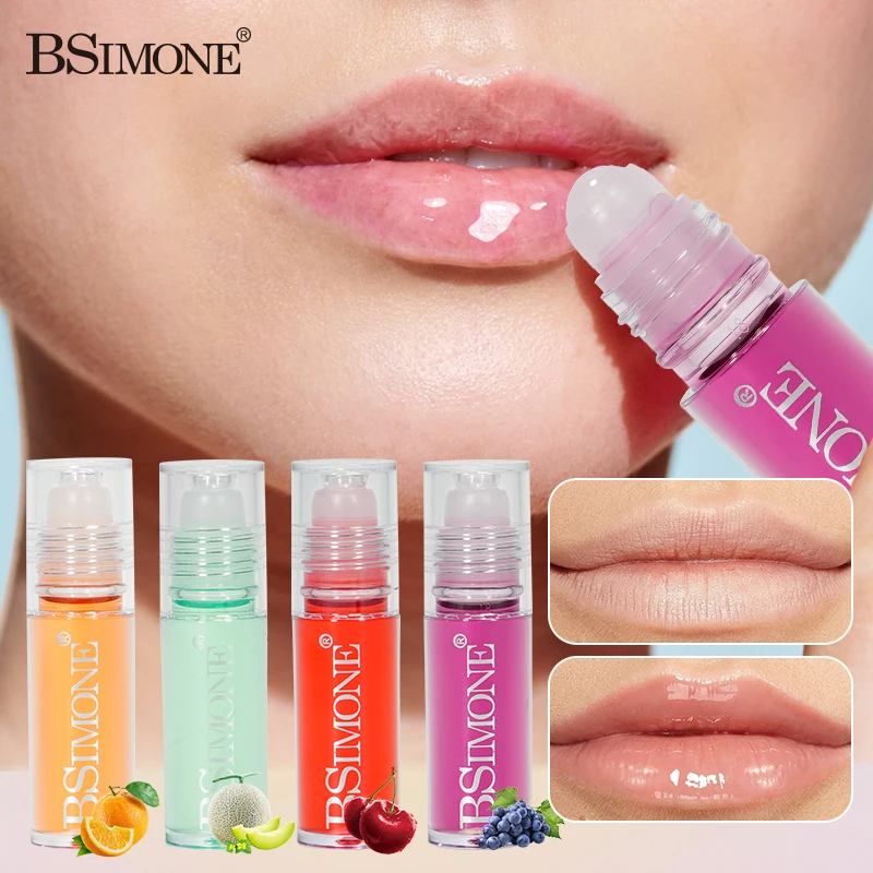 保湿クリアリップグロス、VE、フルーツフレーバーリップオイル、トランスルーセントリップオイル、ティントリップオイル