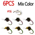 6pcs Mix Col size16