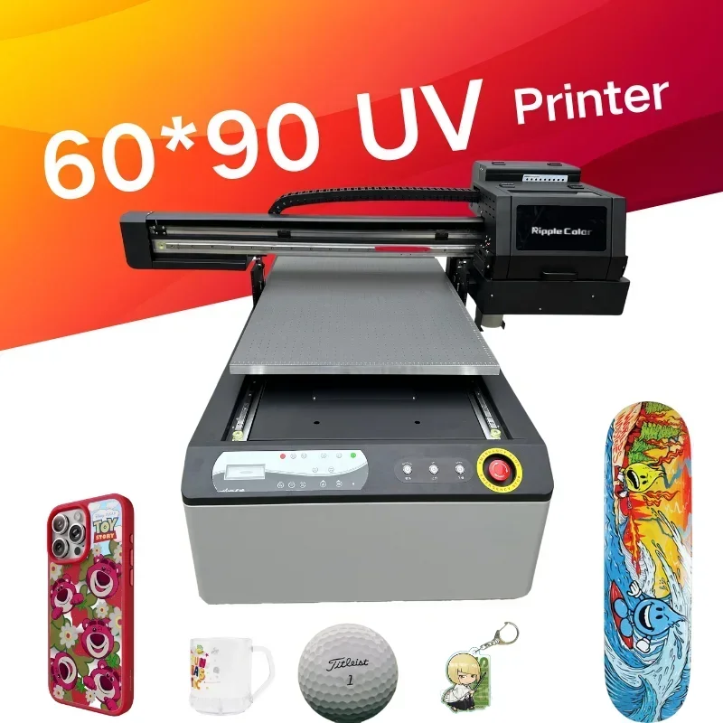 flatbed uv 6090 inkjey printer multifunctional 3d led digital inkjet printers for pen bottle phone case crystal label