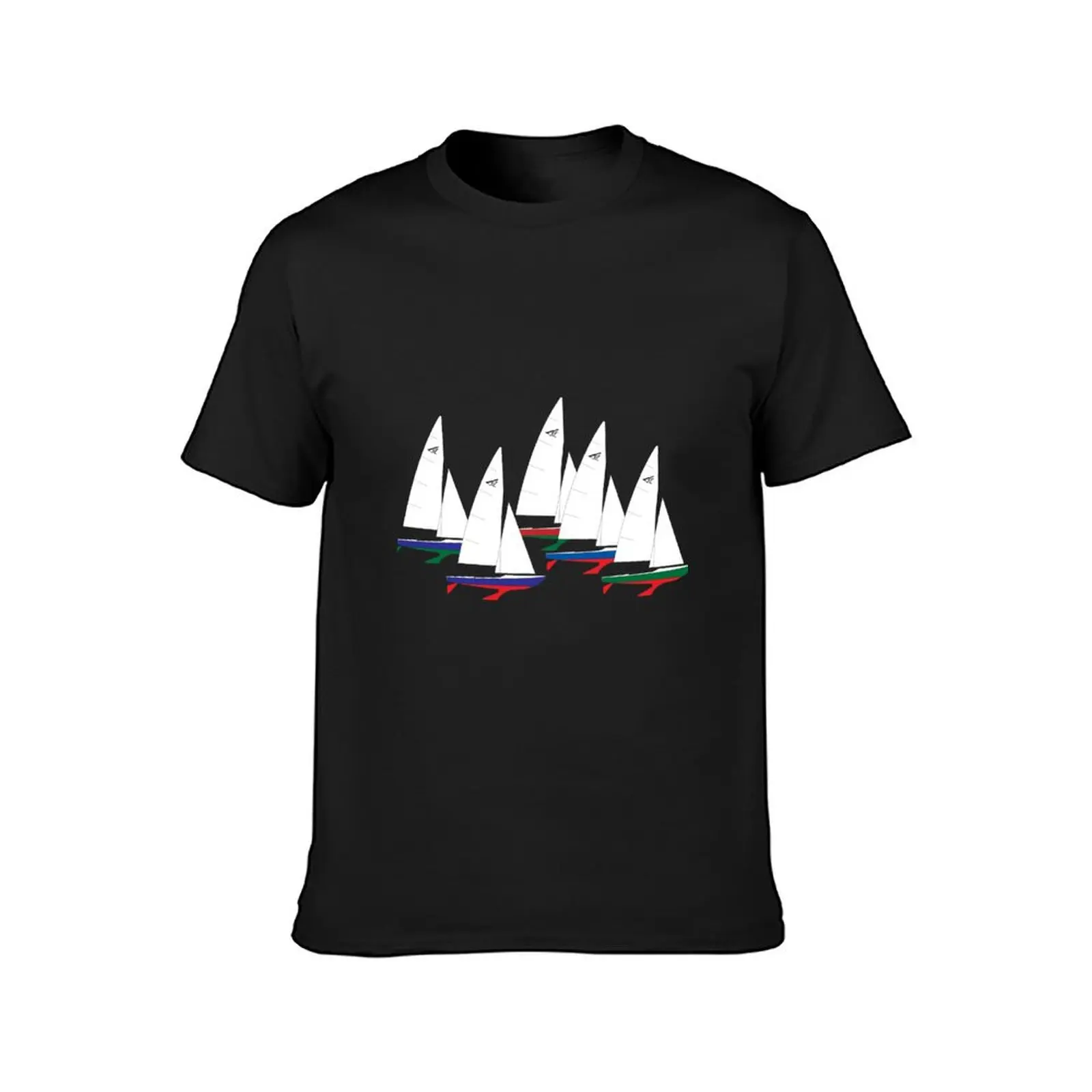 Flying Fifteen Sailboats Racing T-Shirt summer clothes tops sports fans designer t shirt men