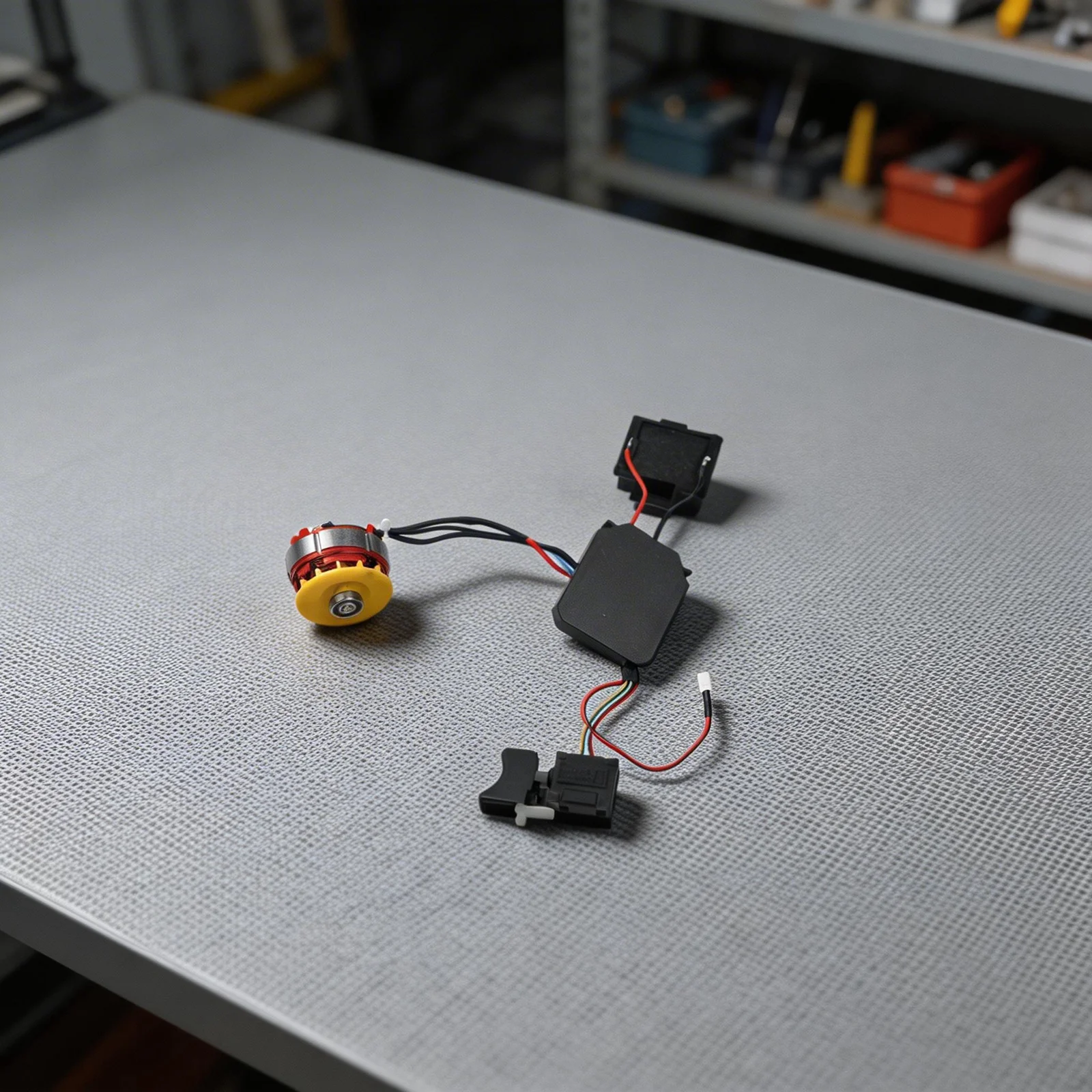 13-Tooth Gear Motor Assembly Built-in LED Compact Lightweight Metal And Plastic Brushless Lithium Drill Assembly
