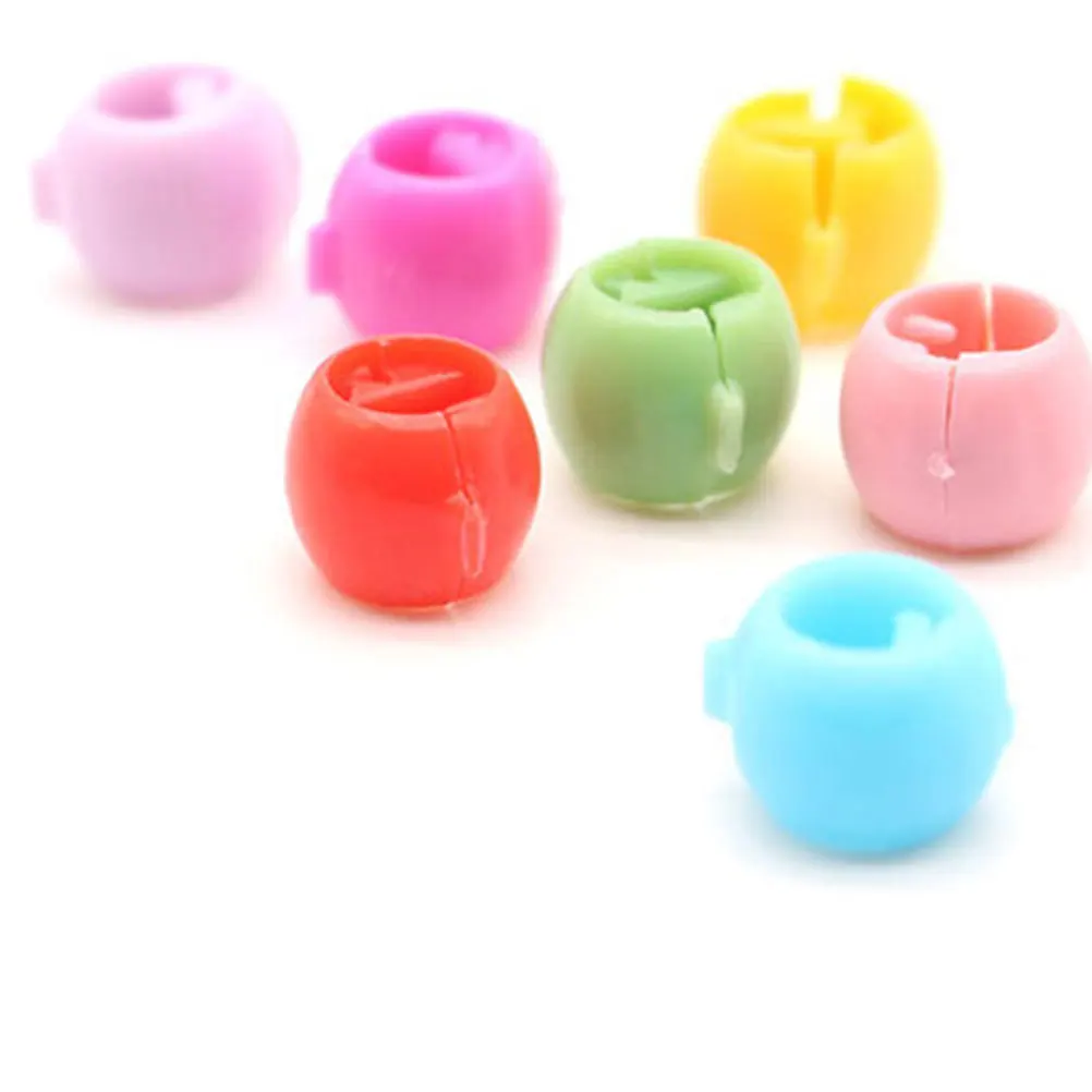 

50Pcs Mini Hair Clips for Stylish Round Buckle Hairpins Bright Color Snap Clips Hair Accessories Doug Buckle Hairpin