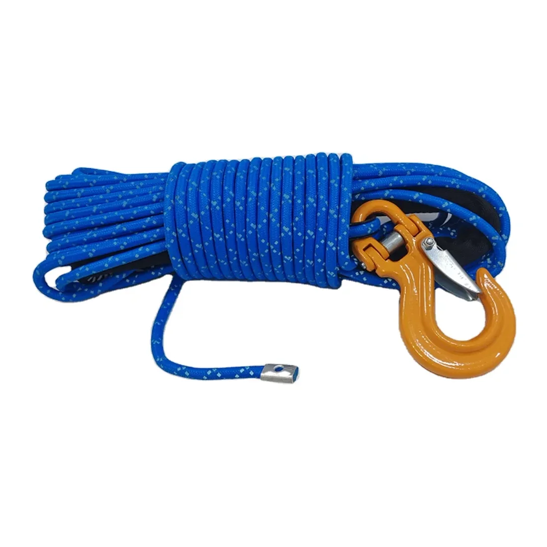 HYROPES Kinetic Recover Rope 1''x30' Heavy  33000lbs with 2 Soft Shackles Offroad Snatch Strap for Car, Truck, UTV, ATV, Jee