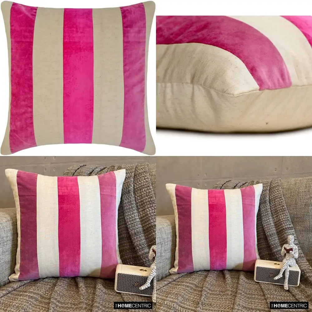 

Современные бархатные лоскутные розовые наволочки 26x26 | Декоративные чехлы на подушки для современных гостиных