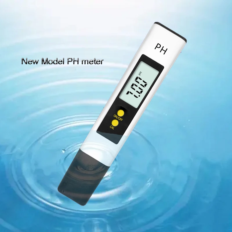 pH Meter Water Quality pH Tester pen Alkaline and Acidic pH Testing Instrument Portable pH Meter