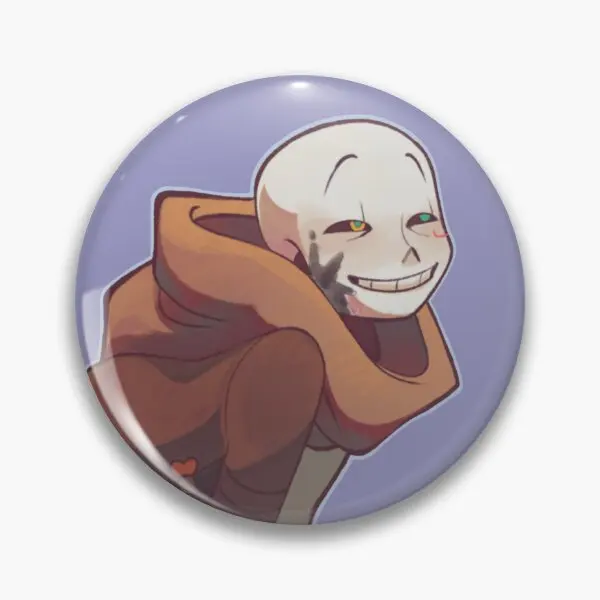 Ink Sans Sticker  Soft Button Pin Funny Cartoon Brooch Gift Lover Lapel Pin Decor Cute Metal Clothes Jewelry Collar Creative