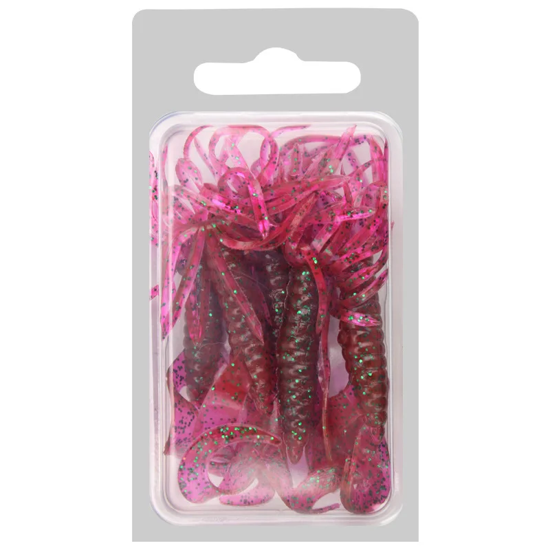 5 Stück Weich köder schwimmende Tintenfisch Swimbait Angel köder Silikon Octopus Rock Wurm Larve 7cm 1,8g künstliche Köder für Barsch Hecht – Detail 4