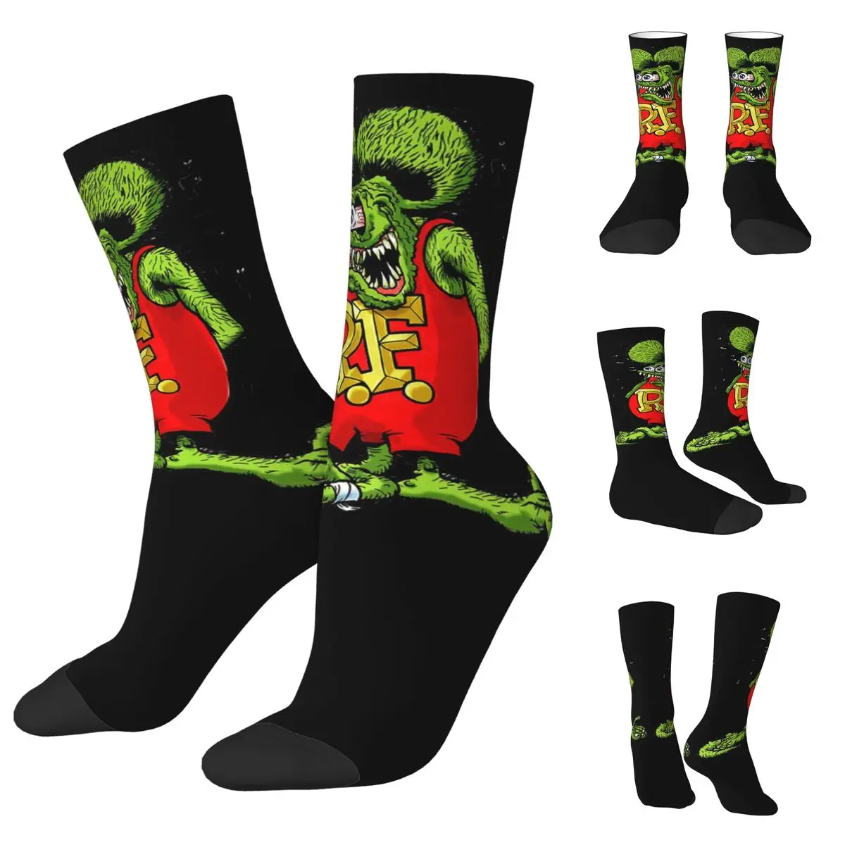 

Harajuku Tales Of The Rat Fink 3 Men Women Socks,Windproof Beautiful printing Suitable for all seasons Dressing Gifts