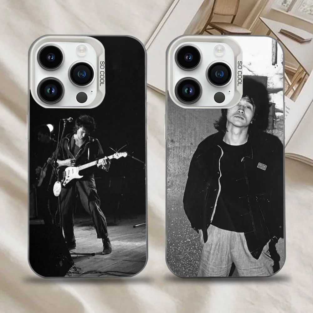 

Y-Yinuoda V-Viktor Tsoi Phone Case For iPhone 16,15,14,13,12,11,Mini,Pro,SE,MAX White Matte Shockproof Cover