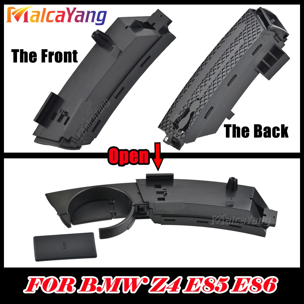 تصفيف السيارة لسيارات BMW Z4 E85 2002-2008 Z4 E86 2005-2008 لوحة سيارة حامل الكأس الجبهة اليسرى/اليمين 51457070323 51457070324 #4