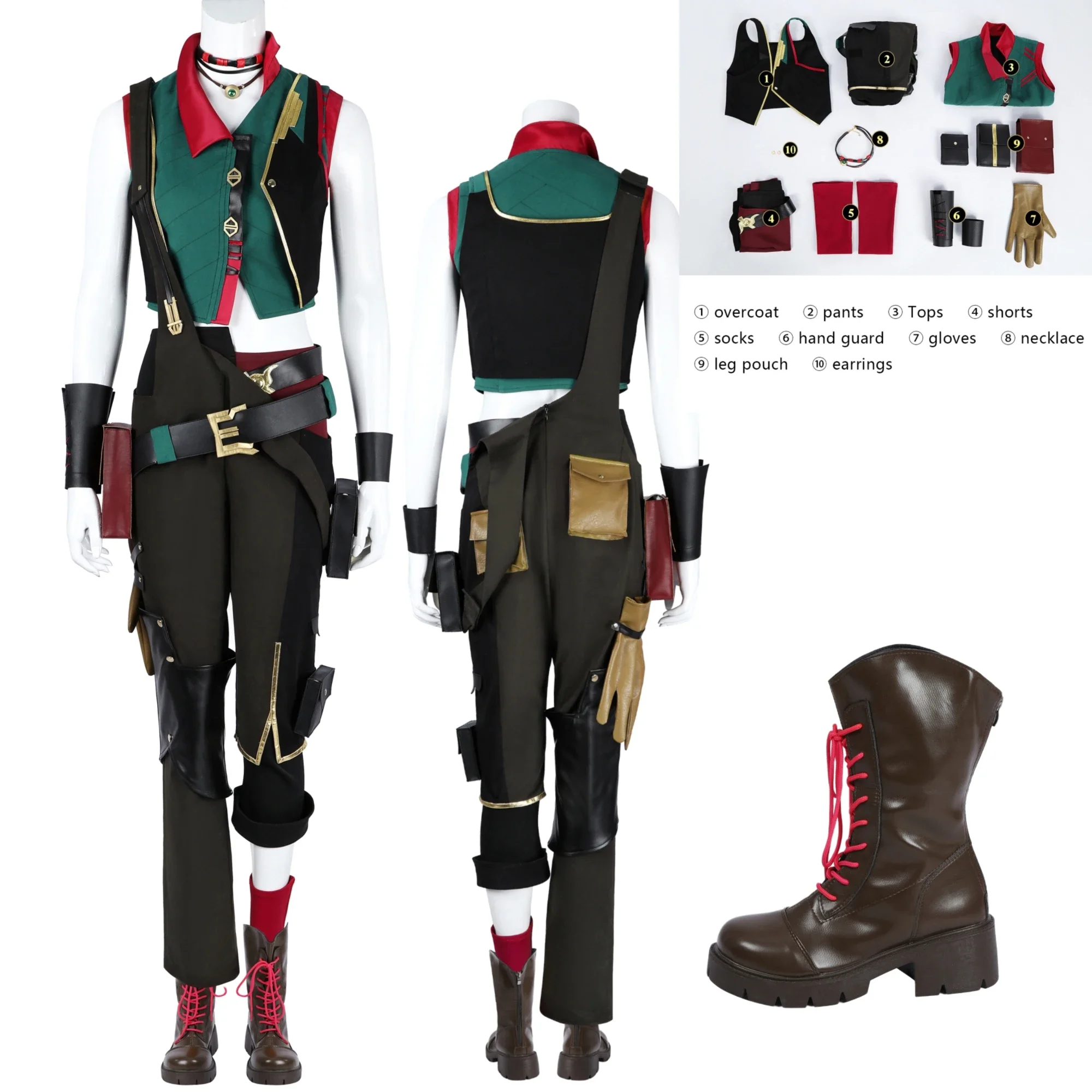 

2025 Jinx BaoBao Cosplay Costume Game LOL Arcane 2 Powder HalloweEN Carnival Party Outfits