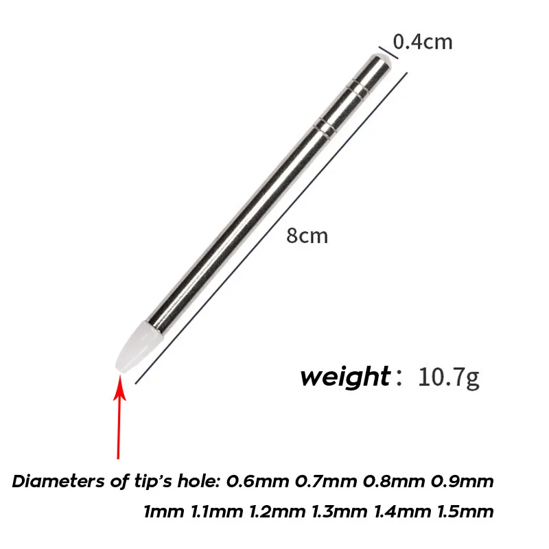 Watch Hand Presser Metal Watch Dial Pointer Press Rod for Installing Hour Minute Second Hands Watch Repair Assembly Tool