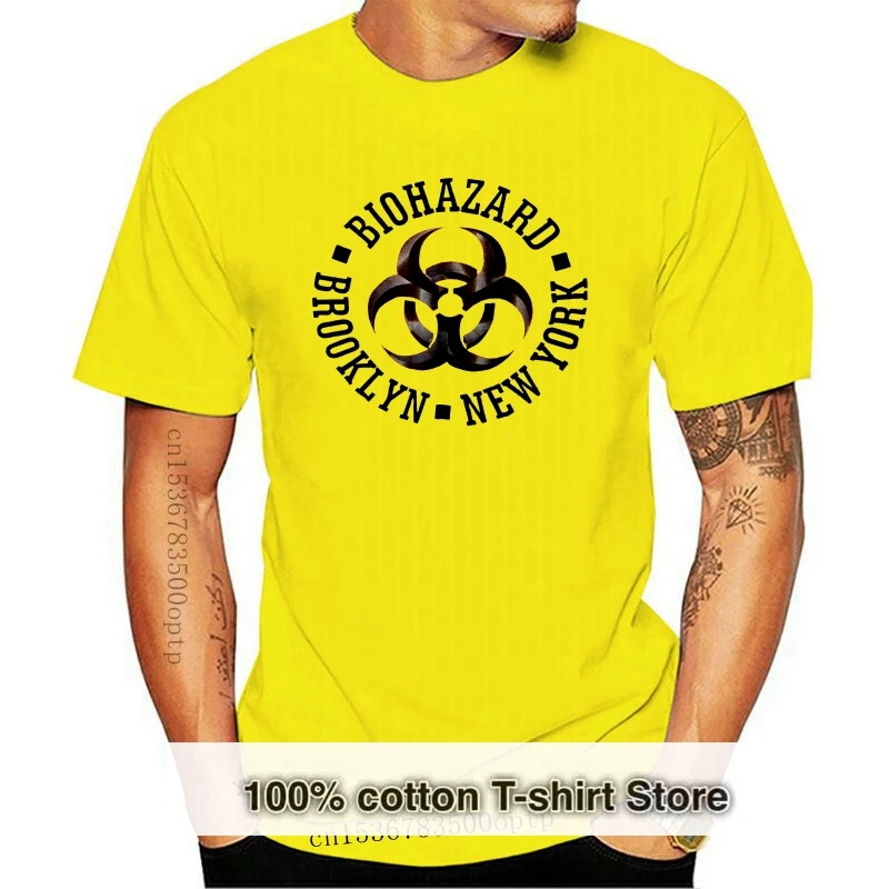 Vintage Biohazard T Shirt 93 Tour NYHC Madball Life Of Agony Type O Negative T-Shirt Men 2018 New