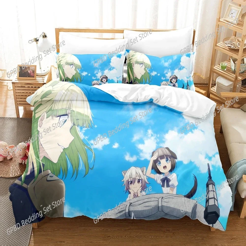 3D Death March to the Parallel World Rhapsody Bedding Set Single Twin Full Queen King Size Bed Set Adult Bedroom Duvet Cover Set