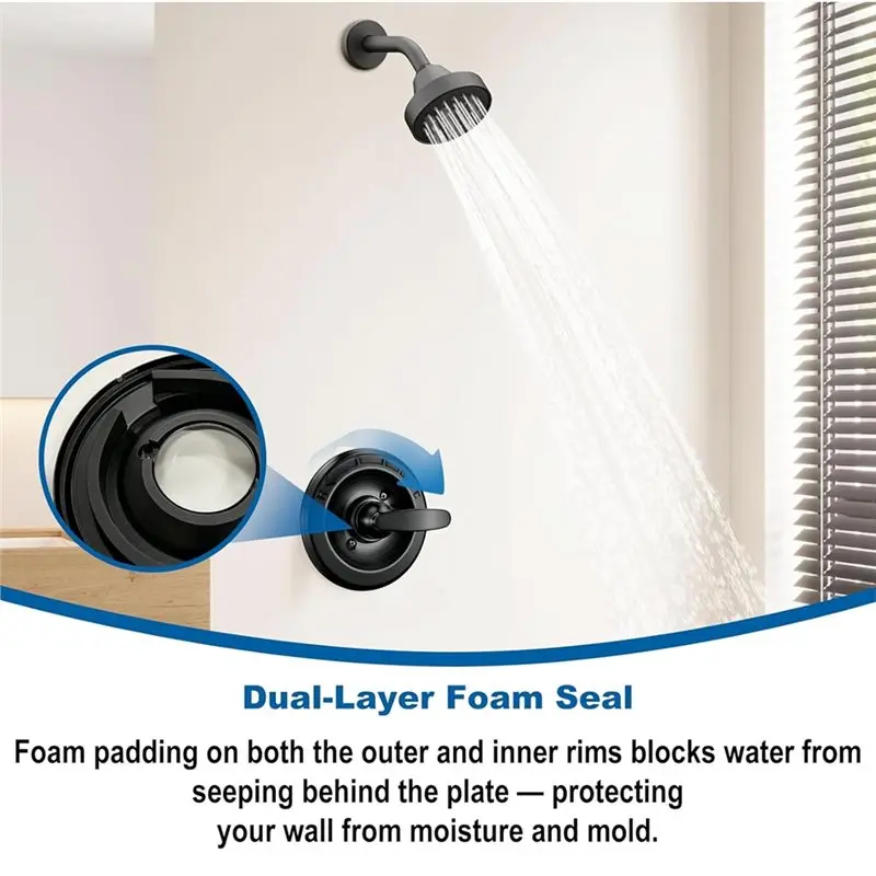 ABLJ Replacement Escutcheon Plate For Delta 1300/1400 Series Shower Trim, One-Handle Tub And Shower Faucet A