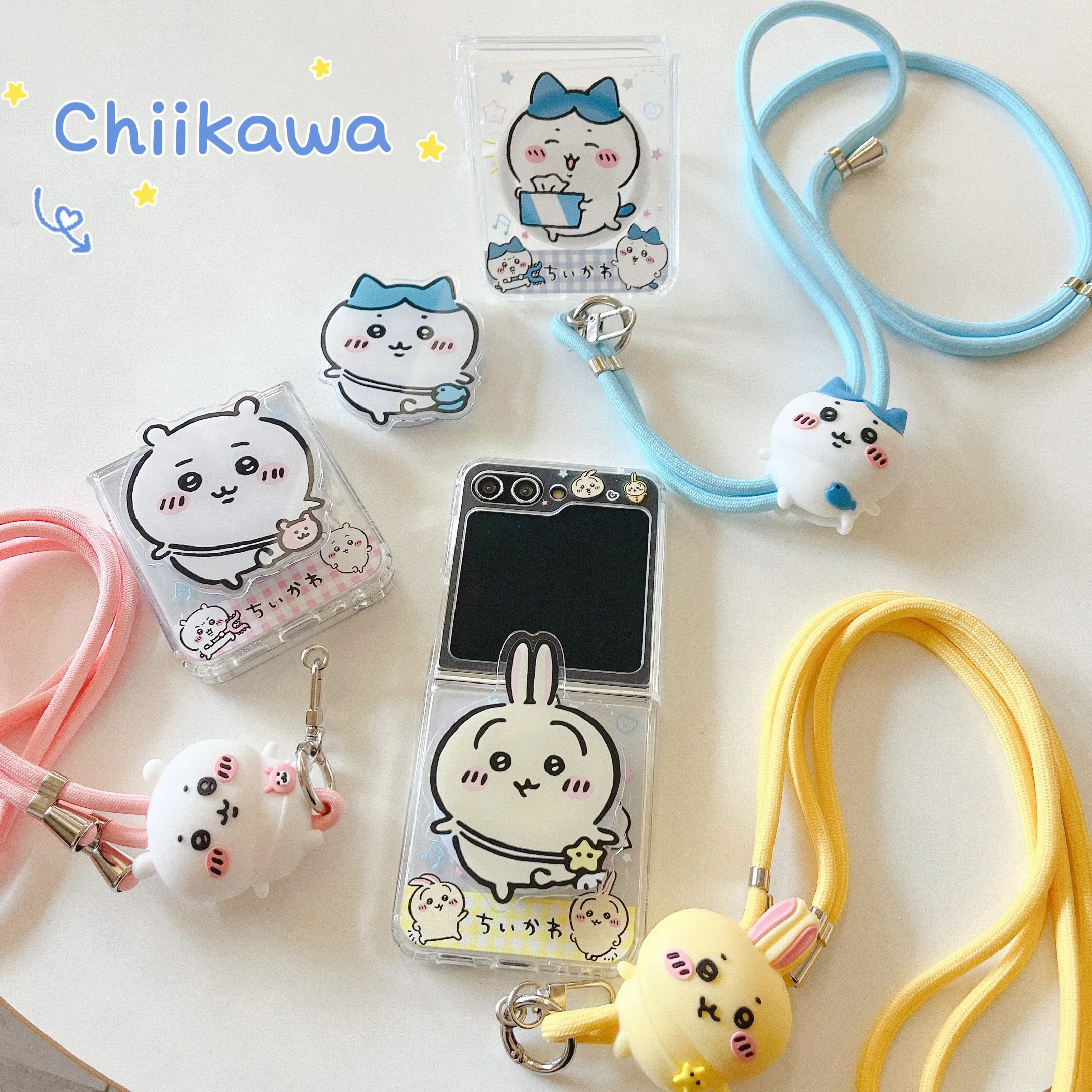 

Anime Cute For Magsafe Magnetic Phone Case for Samsung Galaxy Z Flip 3 4 Hard PC Back Cover for Z Flip 5 Case Case C-Chiikawaes