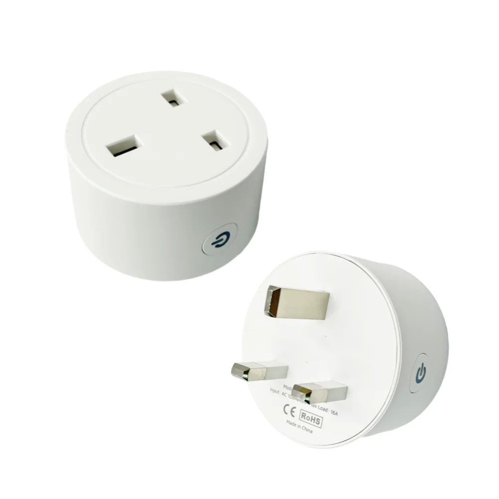 preflashed ESPhome Smart Plug Works With Home Assitant UK Standard 16A