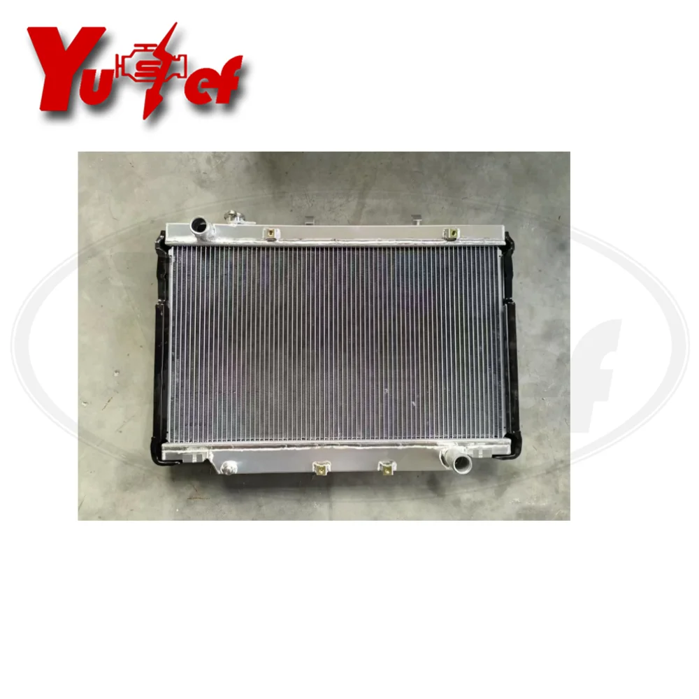 All aluminum radiator For TOYOTA Land Cruiser HDJ80 4.2/1HDFT,1HDT, 1HZ MT 48mm # 16400-17020 16400-17040 - view 3