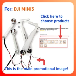 Original Mavic Mini 3 Motor Arm Mini 3 Power Arm with Engine Motor, for DJI Mini 3 Left, Front, Right and Rear Motor Arms