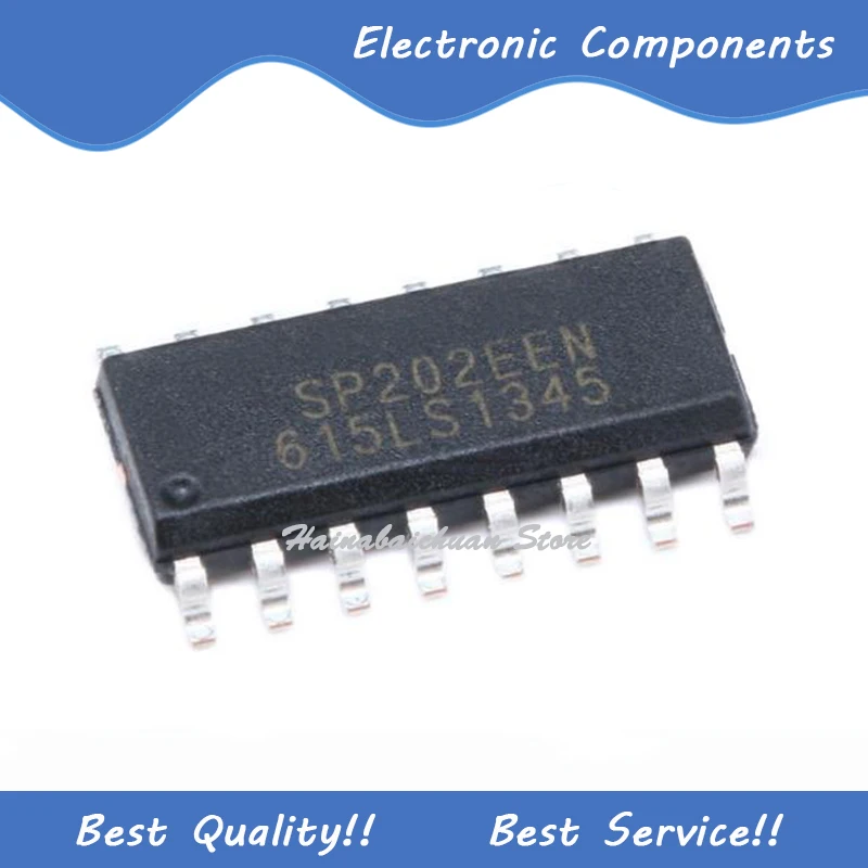 10 Pcs/Lot SP202EEN-L/TR SOIC16 New and Original In Stock