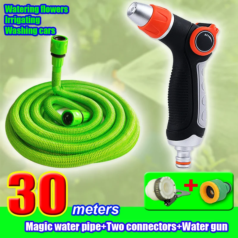 

Magic retractable water pipes of various lengths EuroStyle Direct Spray nozzles water guns balcony garden irrigation car washing