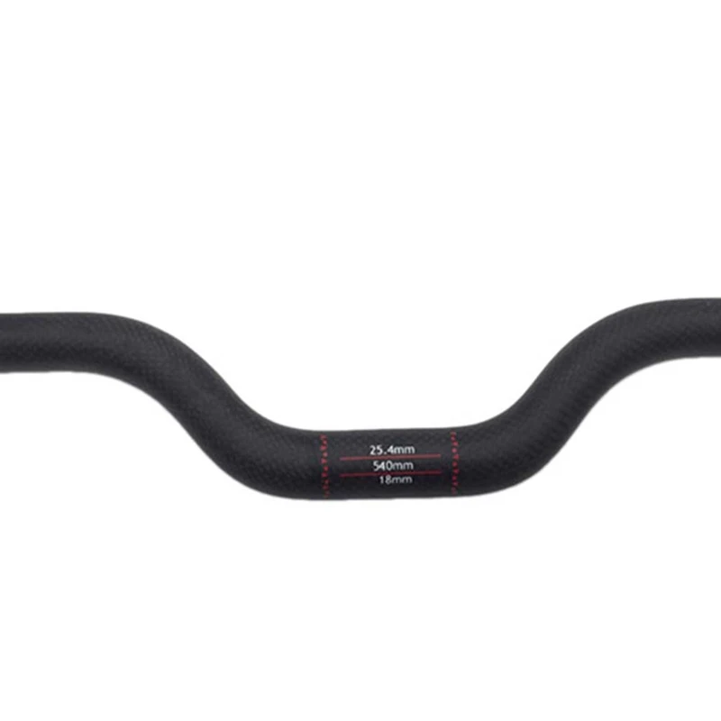 25.4Mm Carbon Fiber Bike M Handlebar For Brompton Bike Length 540Mm T800 Lightweight Bike Handlebar Black