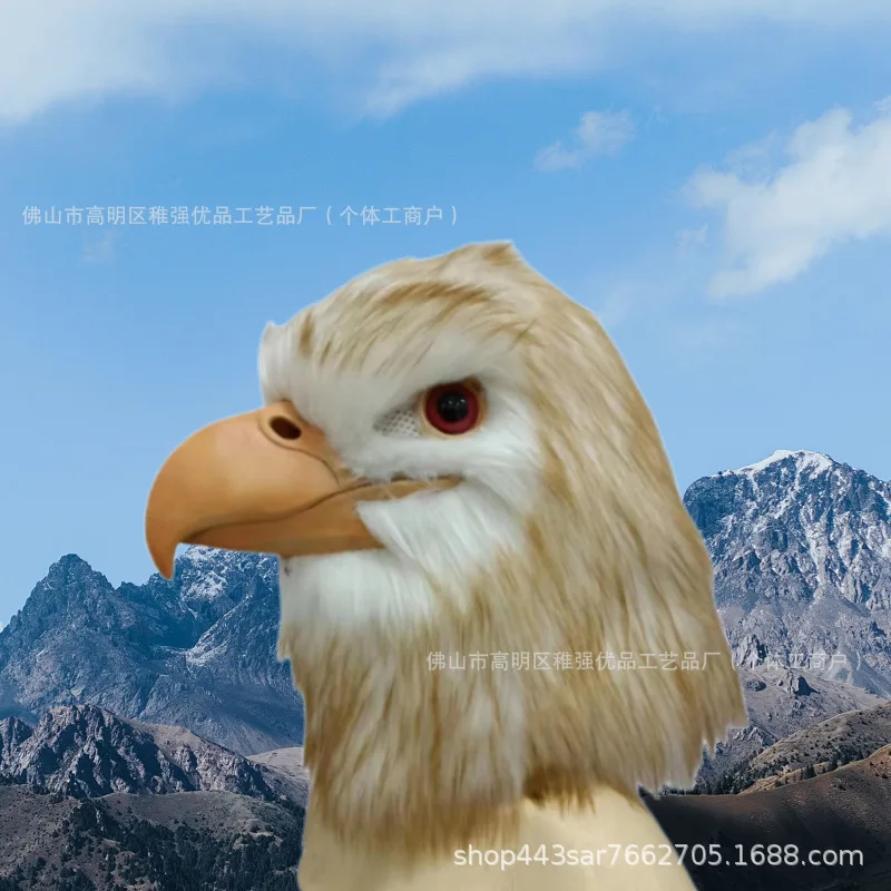 De Eagle Masker Dierenkop Cover Latex Eagle Claw Halloween Vakantie Prestaties Carnaval Party Props Cosplay Accessoires