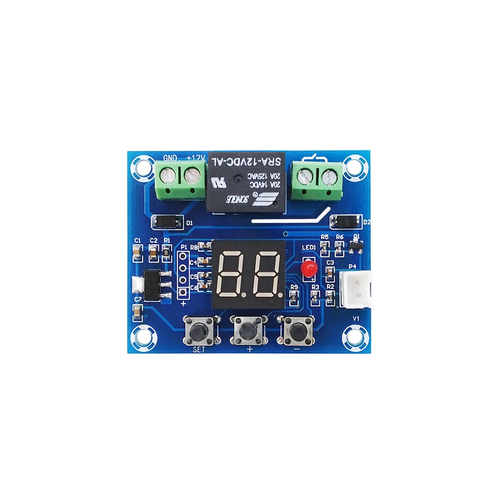 

DC 12V Soil Humidity Sensor Controller Irrigation System Automatic Watering Module Precise Digital Display Humidity Controller