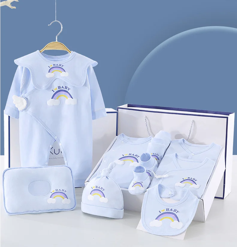 19/21/23pcs Newborn Clothes Baby Clothing Suit Pure Cotton 0-6M Kids Unisex 0-3M Infants Boys Girls Underwear Set New No Box